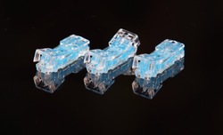 blue picabond type connectors