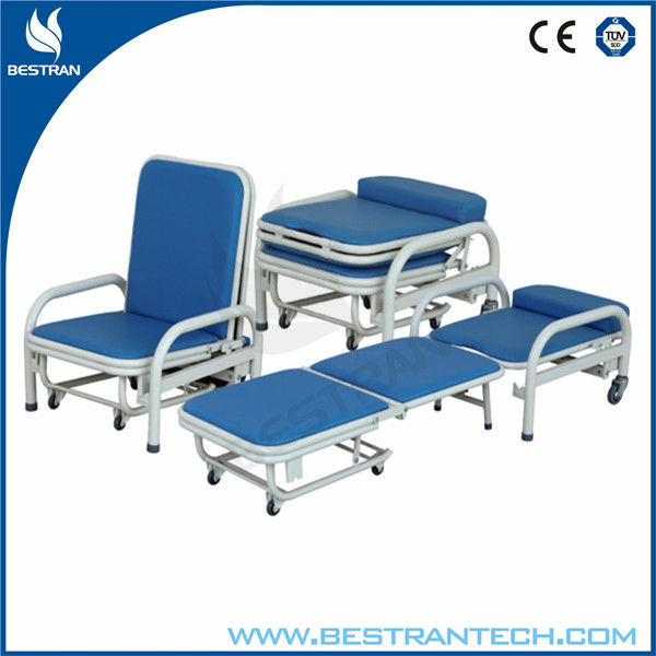 Bt-cn002 Hospital Folding Chair Attendant Bed Medical Chair For Sale ...