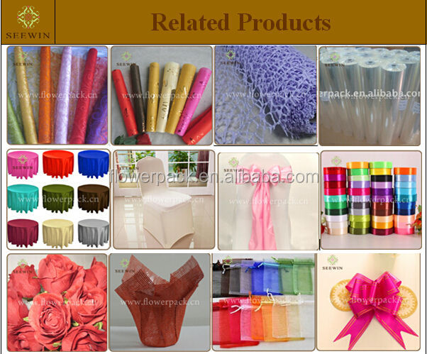 紫色のオーガンザロール包装オーガンザ材料仕入れ・メーカー・工場