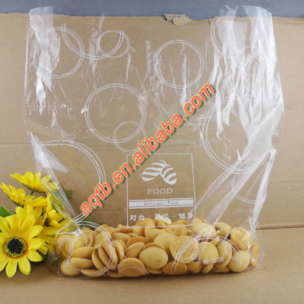 clear custom printed bopp printed bread bag
