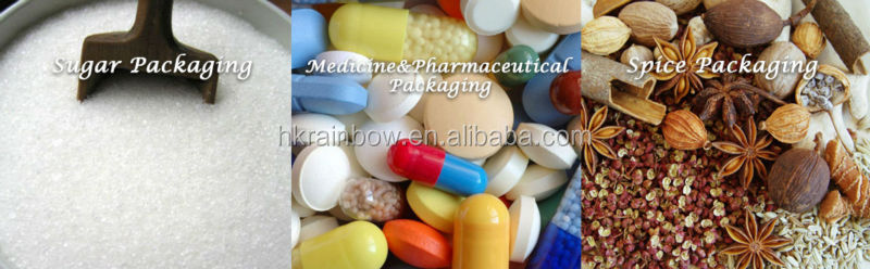 gravure printing and laminated plastic flexible packaging coffee and tea bag