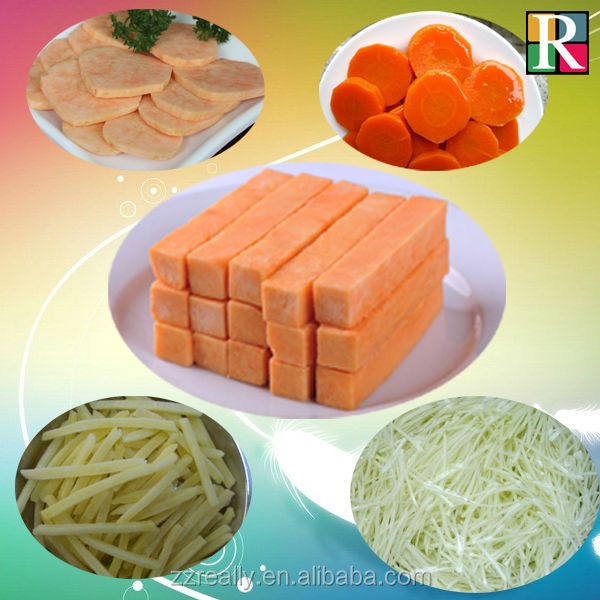 Excellent quality food-grade material 300-600kg/h potato chips slicing machine