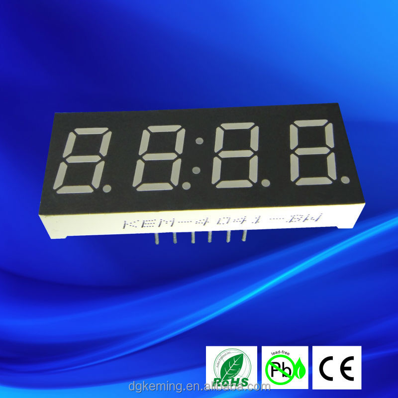 0.4 inch led clock sign 7 segments 4 digits 4041-a/bsr ultra red