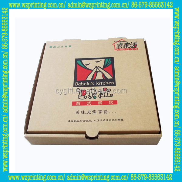 2014 custom high quality wholesale offset printing carton pizza box