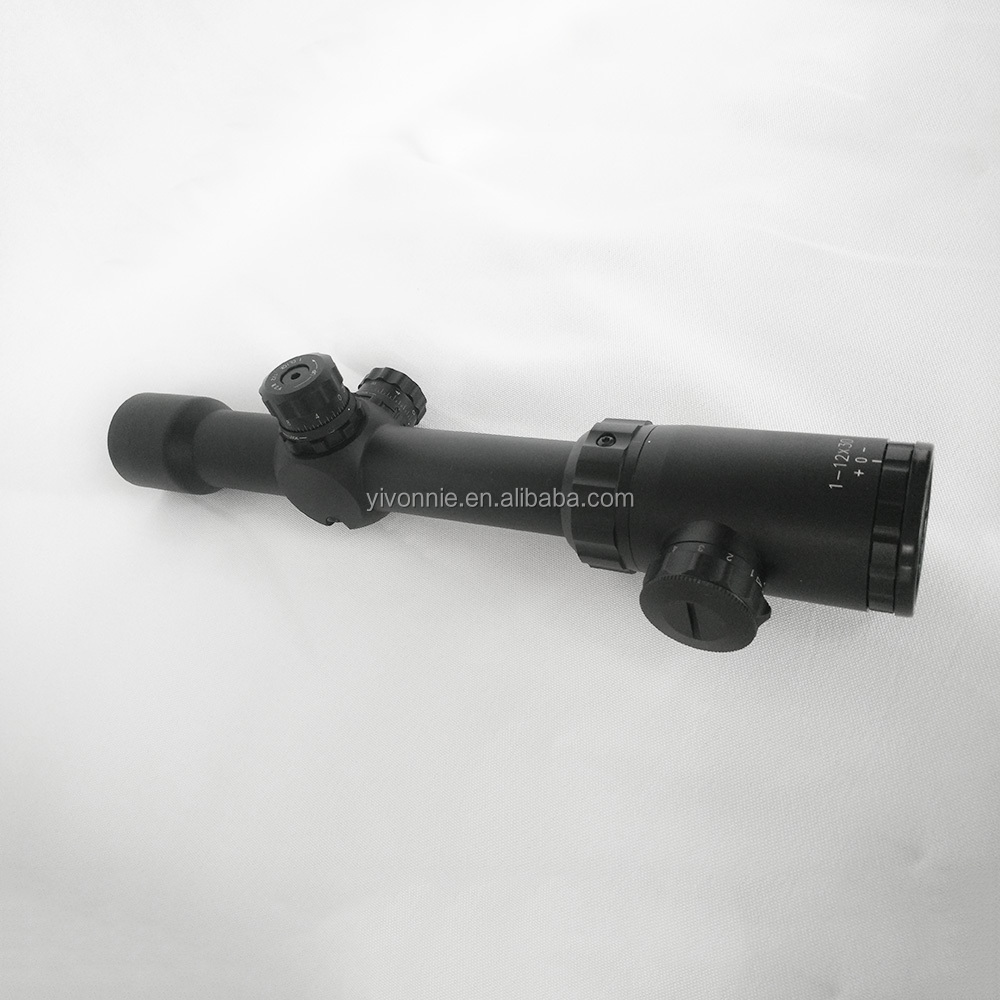 新しいoem1x-12xriflescopesミルドットレチクル最高のロングアイレリーフスコープスナイパーライフル銃望遠照準器仕入れ・メーカー・工場