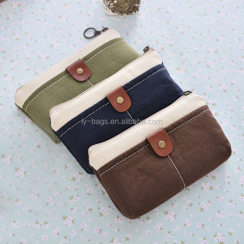 China Wholesale Hot Sale Canvas Girl&#39;s Pocket Coin Bag Women Purse - Buy Cute Girls Coin Purses ...