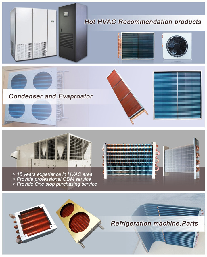 工場熱い販売工業空調condensatorと蒸発器仕入れ・メーカー・工場