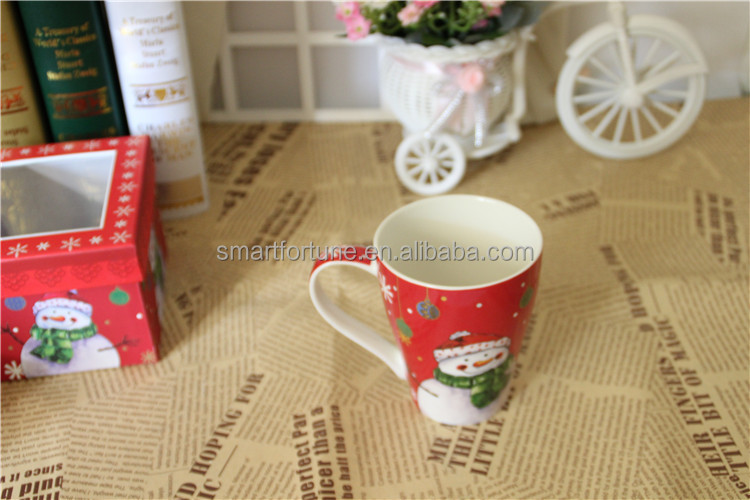 セラミックマグコーヒーカップギフトボックスクリスマスデザインと磁器のマグ仕入れ・メーカー・工場