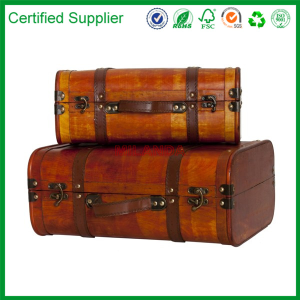 装飾的なアンティーク木製スーツケース仕入れ・メーカー・工場