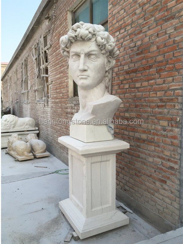 White Marble David Head Sculpture,David Bust Statue Buy David Head