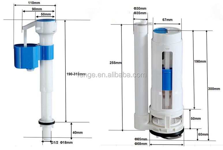UPC Antisiphon Remplissage par Le Bas ValveID de produit