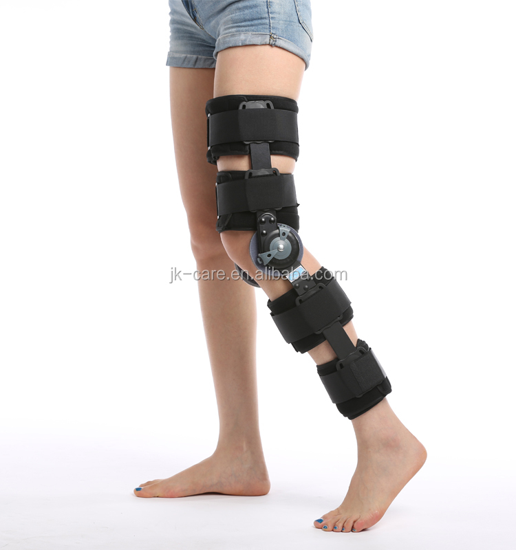 romヒンジ角度調整可能な膝のサポートブレース医療整形外科のリハビリ膝プロテクターoaのニーブレース仕入れ・メーカー・工場