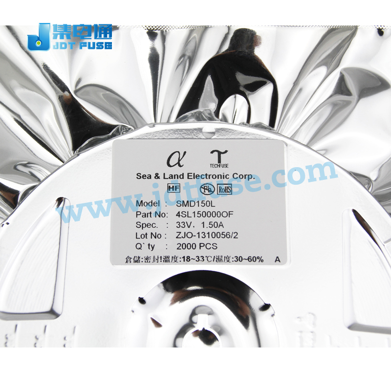 海・土地smd150l33v1.5a2920表面実装ヒューズptcデバイスリセッタ温度ヒューズ仕入れ・メーカー・工場