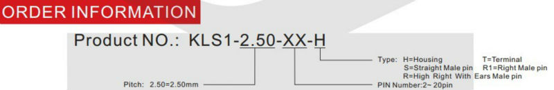 2.5mm電線コネクタ2345678910111213141516１718kls1-2.50ピン、 ul、 cerohs指令仕入れ・メーカー・工場
