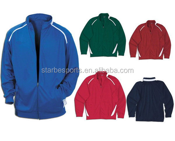 best quality tracksuit salable jackets blank tracksuit blue for