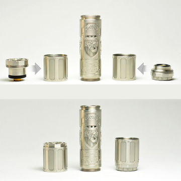 2014 Aricon New arrival high quality mechanical mod original Stainless steel/gold-plated brass/chrome flip v3