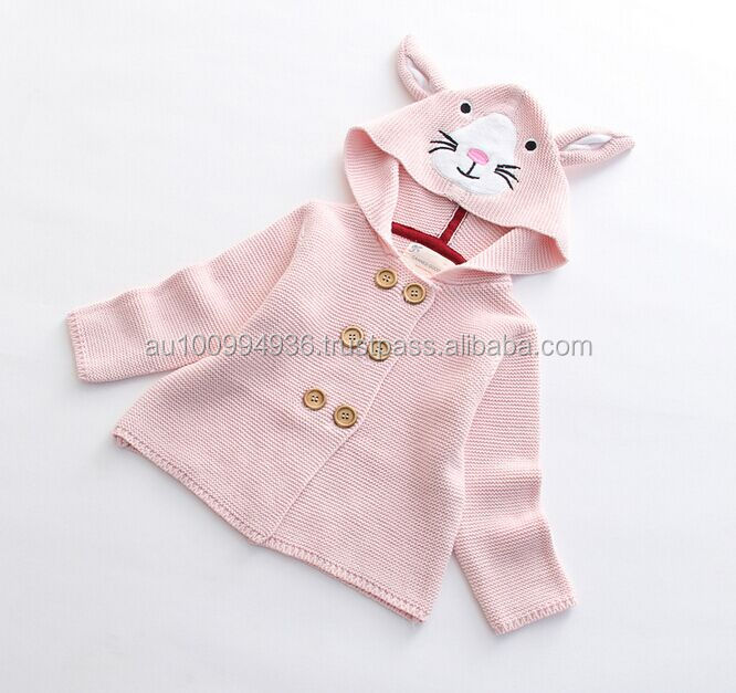 幼児少年のセーター、 子供の動物のデザインのカーディガン、 女児用の服、 赤ちゃんの綿の摩耗、 mc-003仕入れ・メーカー・工場