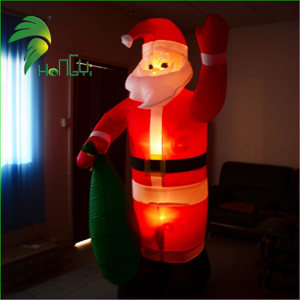 inflatable western christmas decorations santa (6)