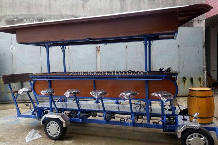 Electric Mobile Beer Bike Party Electric Bicycle for 15 Seater
