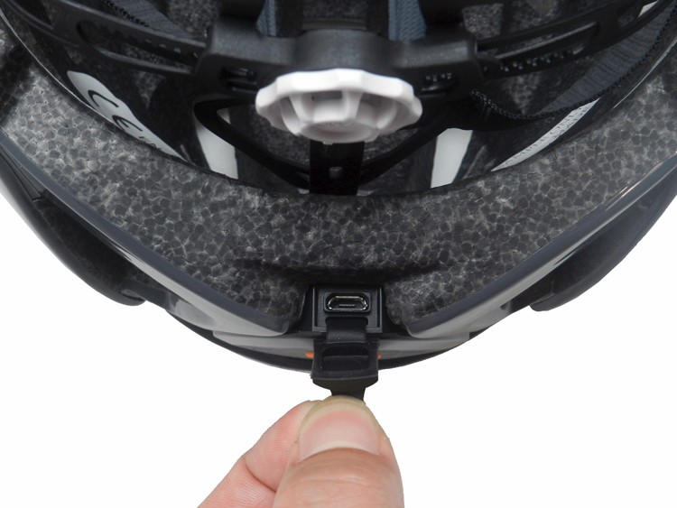 LED cycling helmet