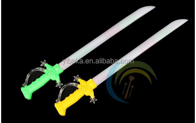 刀剣光る剣コスプレハロウィーンの装飾、 バーを表示マスカレードの小道具日本刀fc90149ledフラッシュ問屋・仕入れ・卸・卸売り
