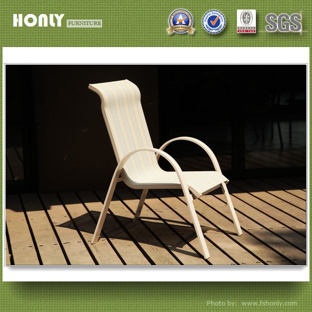 Wholesale chinese aluminum stackable chairs sling modern restaurant chair