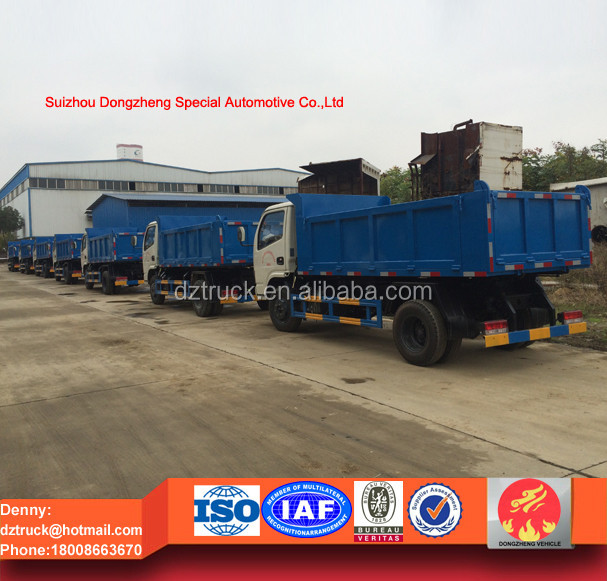 ティッピングdongzhengごみ収集車、 5トンごみの配達用トラック仕入れ・メーカー・工場