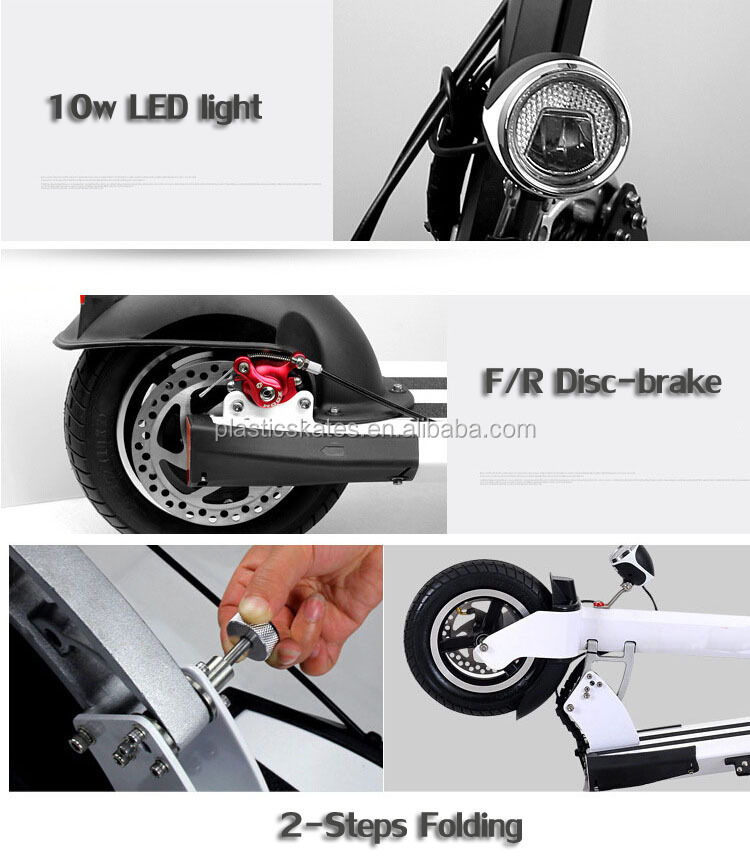40036v10インチタイヤワットリチウム電池折りたたみ式パワーモーターfrashless2輪バイクのe- スクーターモーター電動スクーター仕入れ・メーカー・工場