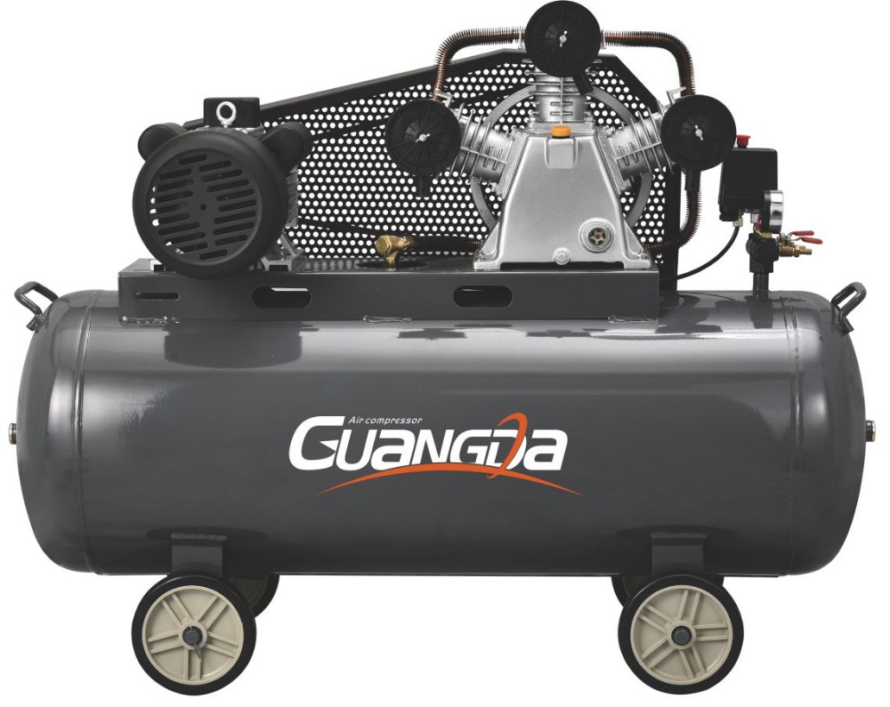300l 7.5kw 10hp 115psi 215kg Belt Driven Piston Air Compressors With