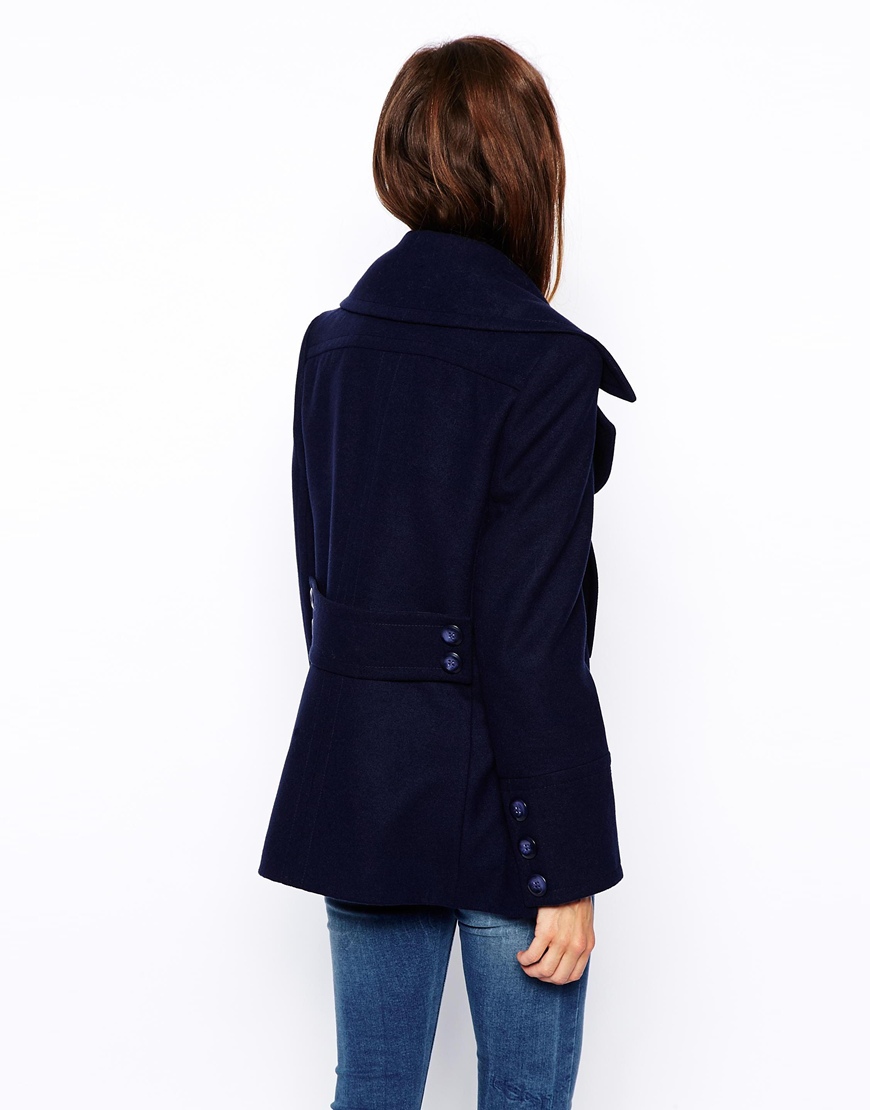 現代のファッション女性の高品質のウールコートピーコートブラックカラーロングスリーブファッション冬のジャケットの女性のための仕入れ・メーカー・工場