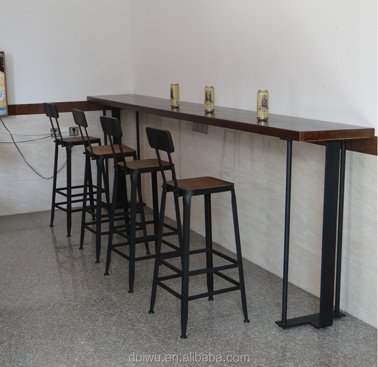 Foshan Customised Vintage Industrial Style 4mm Pine Wood Used Bar