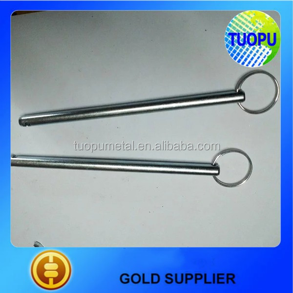 1/2" X 2" Lock Pin,Square Loop Wire Lock Pin,Carbon Steel Safety Lock
