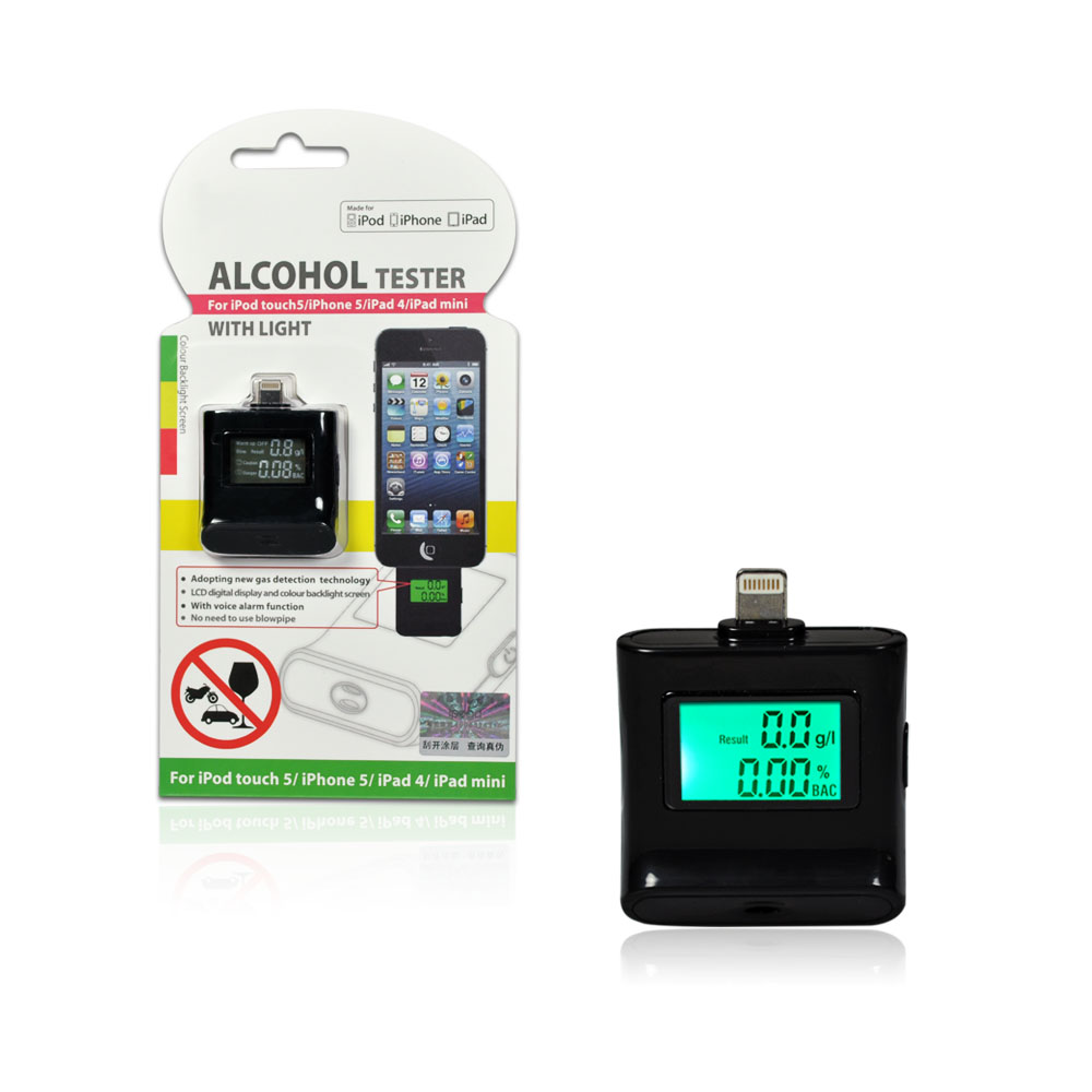 新しいスタイル2014年ipega工場呼気アルコールテスター検出器アルコールブレステスターのためのiphone/サムスン/htcおよび等問屋・仕入れ・卸・卸売り