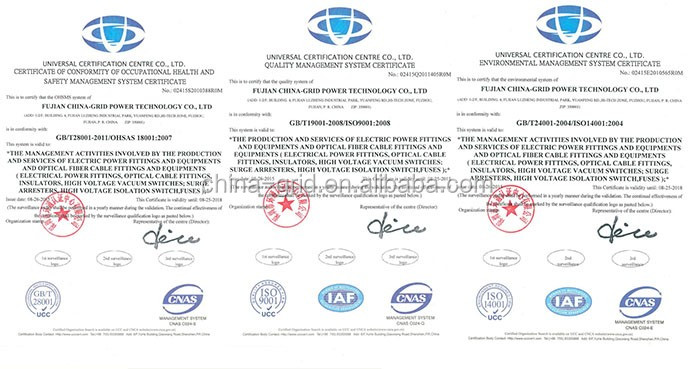 Three Certificates