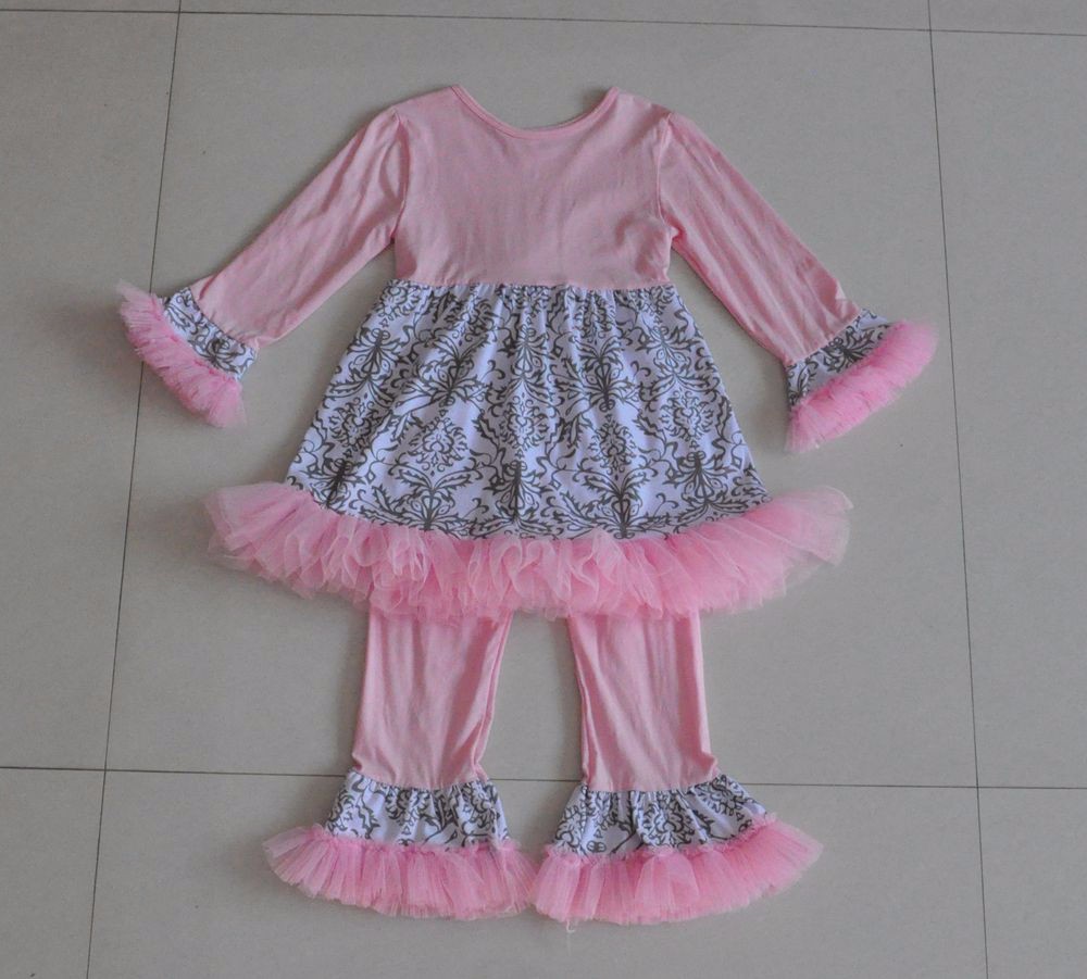 幼児の女の子ブティック衣装感謝祭子供ブティック服安い卸売衣装秋用子供女の子仕入れ・メーカー・工場
