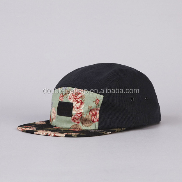 カスタム革パッチ 6 パネル strapbacks キャップ スナップ バック帽子仕入れ・メーカー・工場