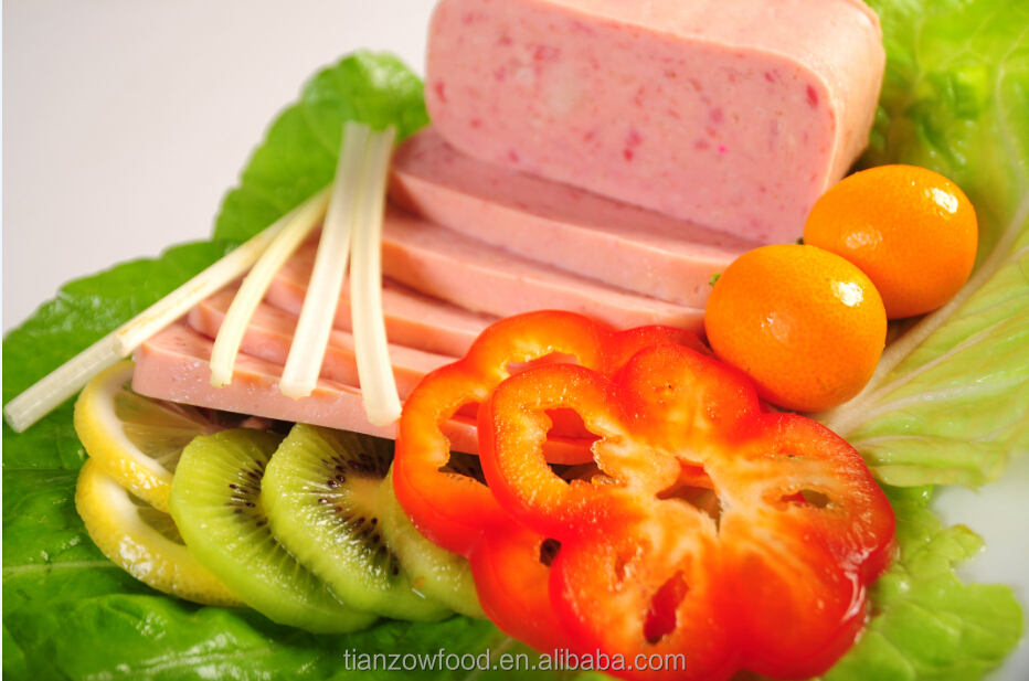 397g Canned Meat Pork luncheon Meat in Round Tin