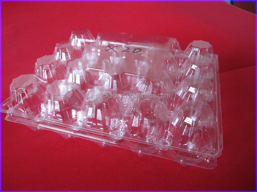 使い捨てのプラスチック製のバルクパック20卵トレイ仕入れ・メーカー・工場