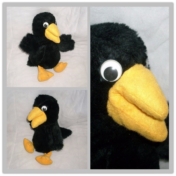 crow plush toy