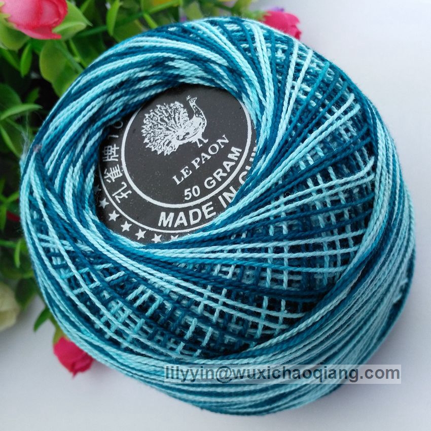 Dmcの色50g9s/2分類された色木綿糸かぎ針編みのスレッド仕入れ・メーカー・工場