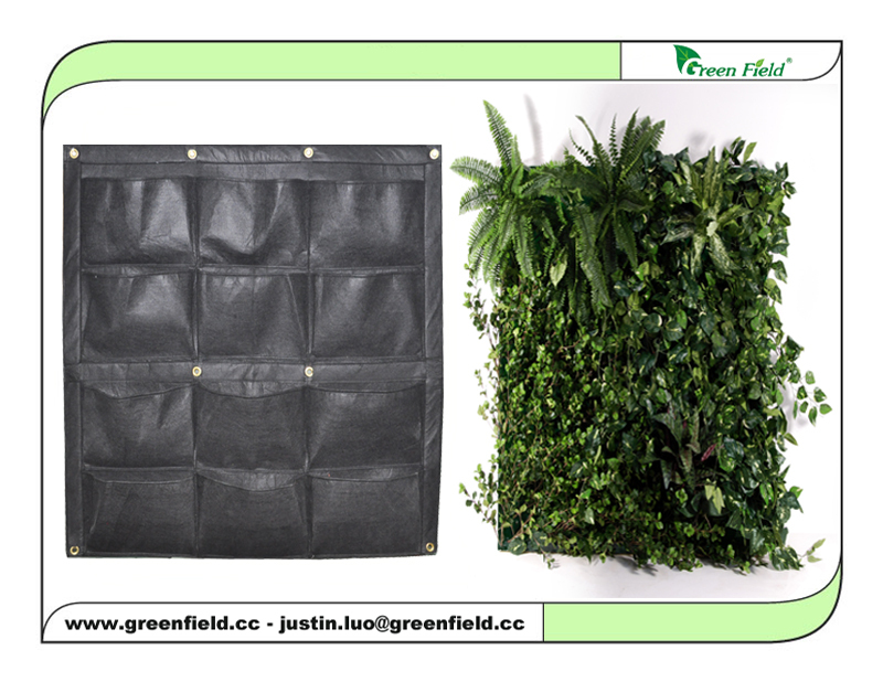 緑のフィールド点滴灌漑システムのための緑色の縦壁仕入れ・メーカー・工場