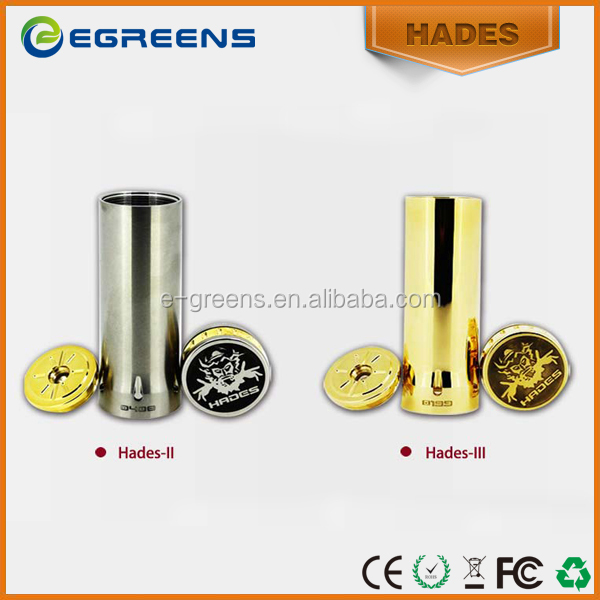 Egreens Tech 26650 mechanical hades mod ecig mod 26650