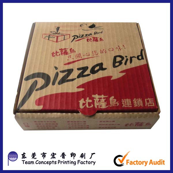 custom rectangular paper mini pizza box