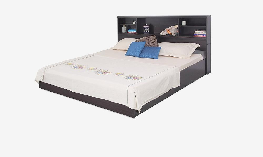 Modern King Size Mdf Wooden Double Bed Set With Headboard Storage Buy Wooden Double Bed Product On Alibaba Com