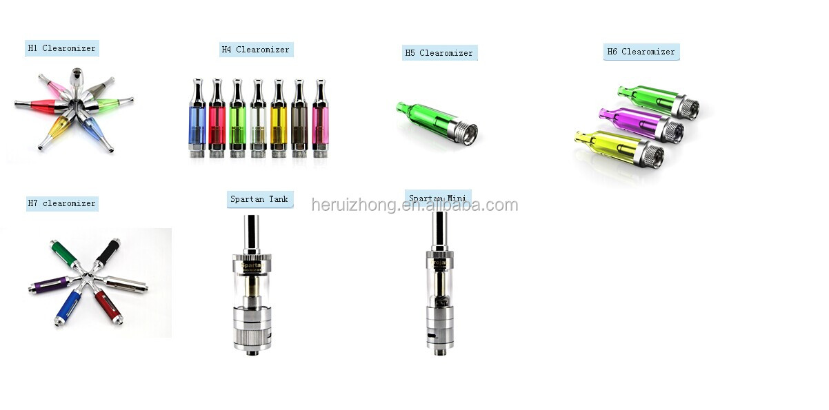 Pyrex bdc Tank clearomizer H7 Bottom coil vaporizer tank 510 rebuildable atomizer