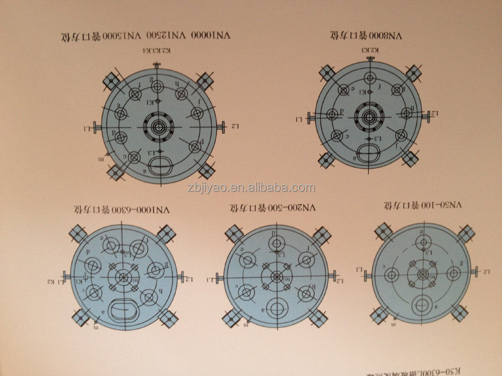 異なるサイズのガラス- ライニング炉サプライヤー/enamel反応槽問屋・仕入れ・卸・卸売り