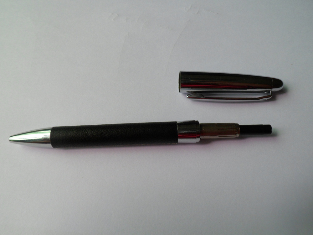 black leather paint pen
