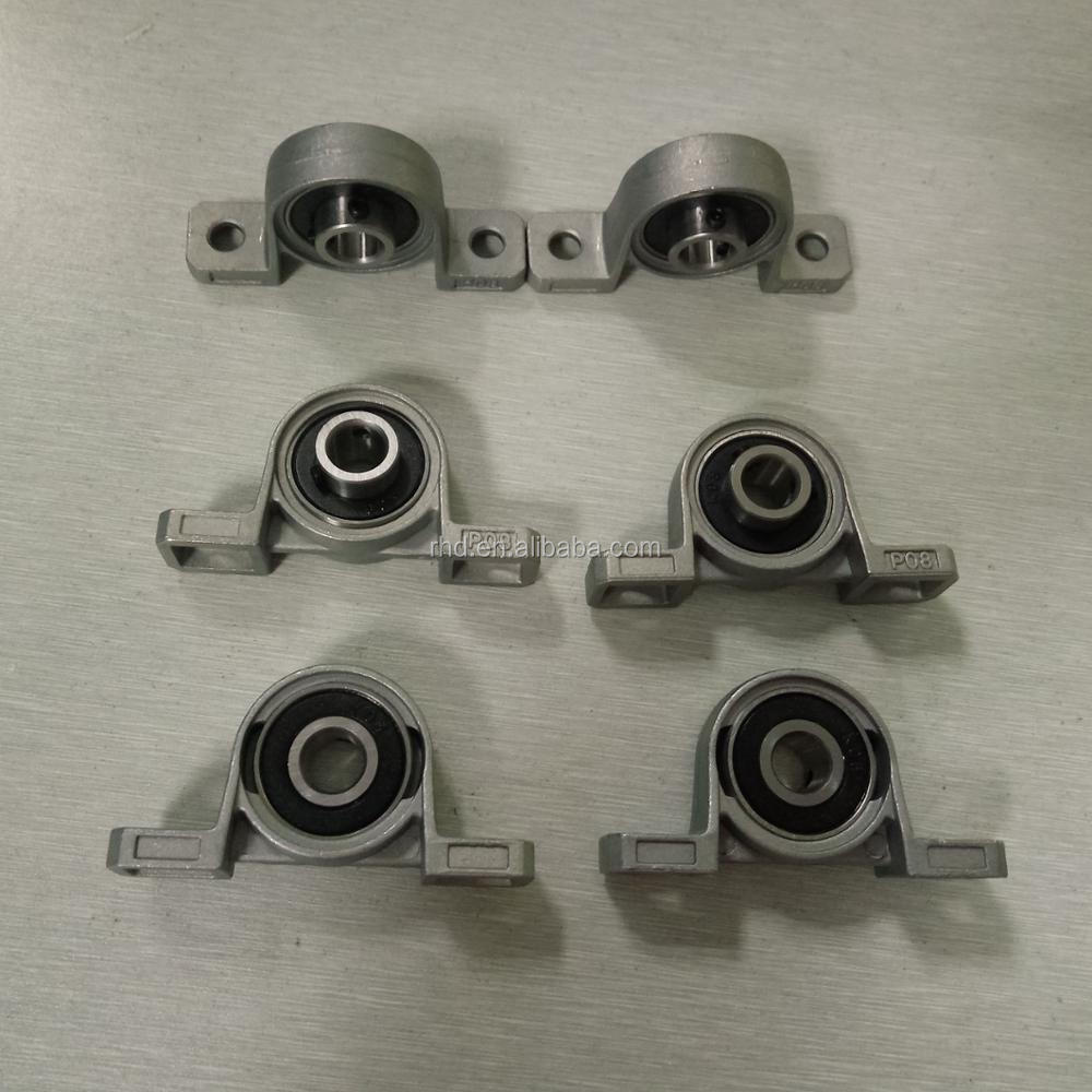 Zinc Alloy Diameter 8mm Bore Ball Bearing Pillow Block Mounting Shaft for KP08