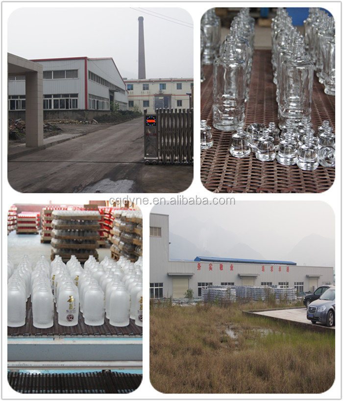 700ml cognac crystal clear red wine glass bottle for sale