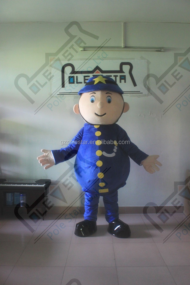 Bintang Topi Polisi Fireman Kostum Baru Kartun Maskot Kostum